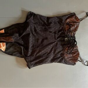 White Fox Boutique Black Bodysuit